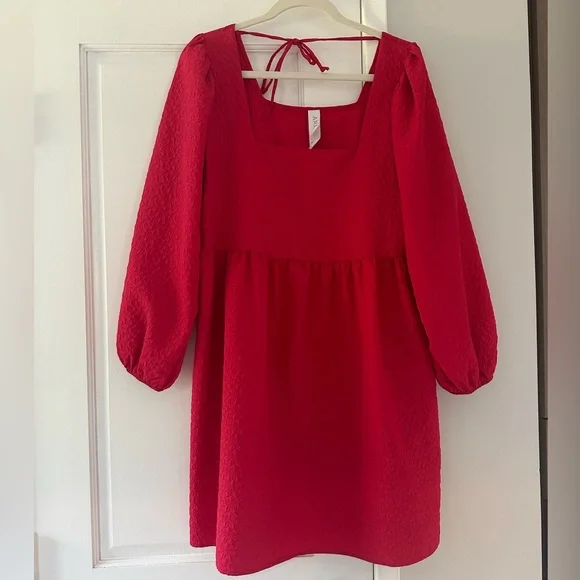 Anthropologie Amadi Esther Mini Red Dress - Picture 3 of 14